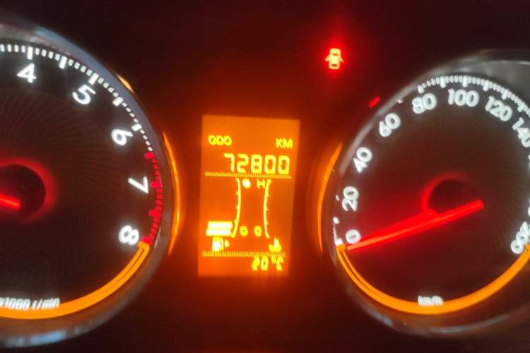 Used Chevrolet Sail 2015 Sail 3 1.3L Manual Ideal Edition Odometer Close Up