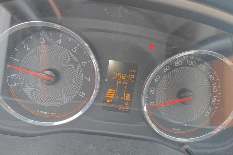 Used Chevrolet Sail 2015 Sail 3 1.3L Manual Ideal Edition Odometer Close Up