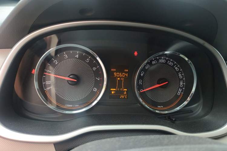 Used Chevrolet Sail 2015 Sail 3 1.5L Manual with Ideal Sunroof Edition Odometer Close Up