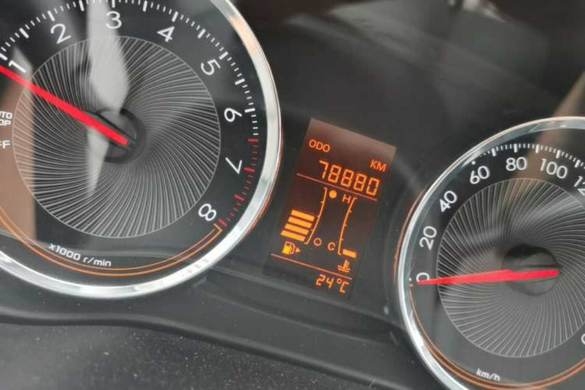 Used Chevrolet Sail 2015 Sail 3 1.3L Manual with Ideal Sunroof Edition Odometer Close Up