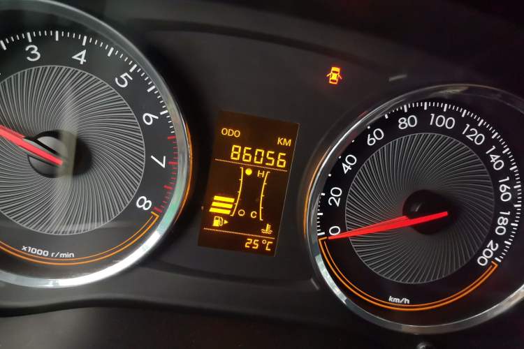 Used Chevrolet Sail 2015 Sail 3 1.5L Manual with Ideal Sunroof Edition Odometer Close Up