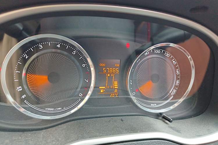 Used Chevrolet Sail 2015 Sail 3 1.5L Manual Happiness Edition Odometer Close Up