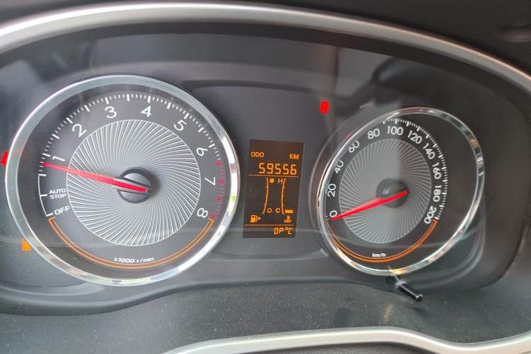 Used Chevrolet Sail 2015 Sail 3 1.5L Manual with Ideal Sunroof Edition Odometer Close Up