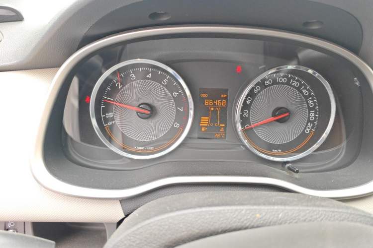 Used Chevrolet Sail 2015 Sail 3 1.3L Manual Ideal Edition Odometer Close Up