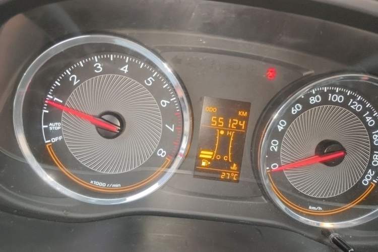 Used Chevrolet Sail 2015 Sail 3 1.3L Manual with Ideal Sunroof Edition Odometer Close Up