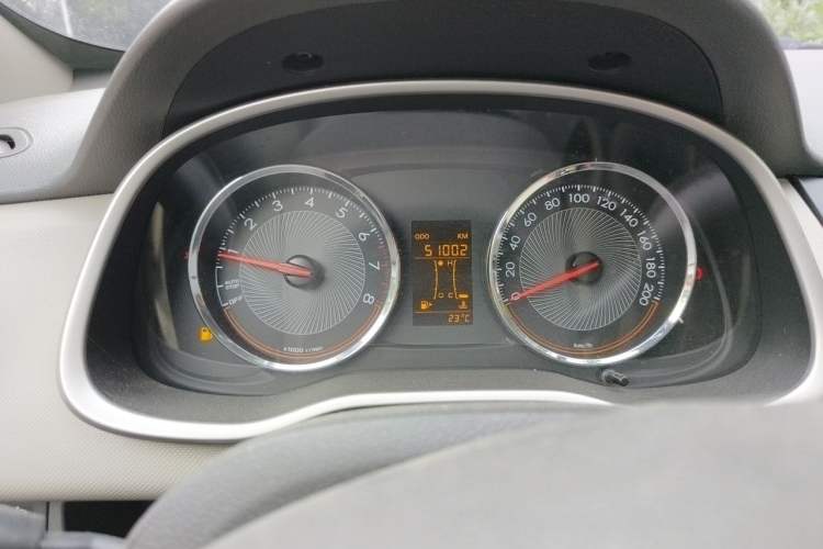 Used Chevrolet Sail 2015 Sail 3 1.5L Manual with Ideal Sunroof Edition Odometer Close Up