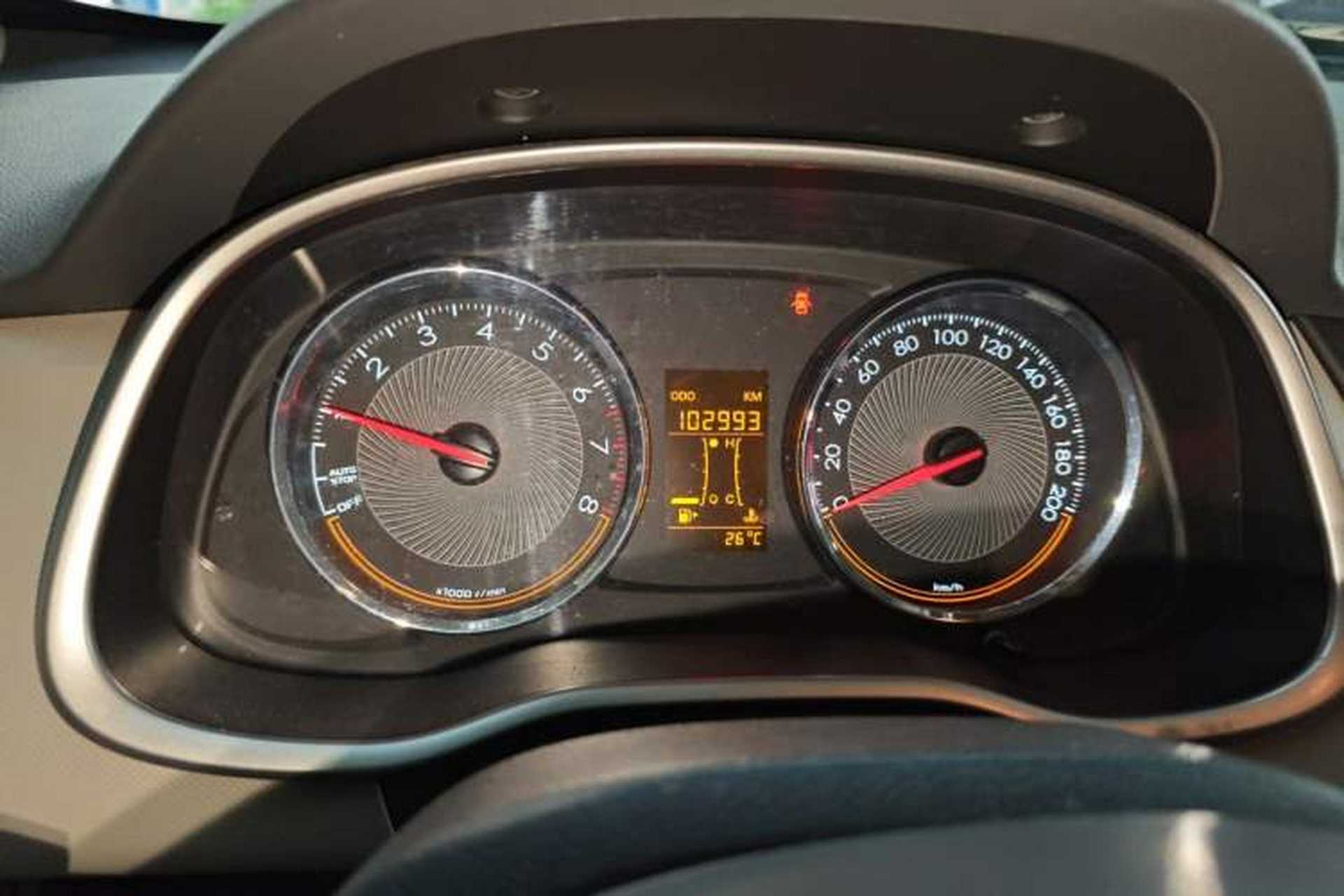 Used Chevrolet Sail 2015 Sail 3 1.3L Manual Ideal Edition Odometer Close Up