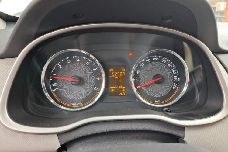 Used Chevrolet Sail 2015 Sail 3 1.5L Manual with Ideal Sunroof Edition Odometer Close Up