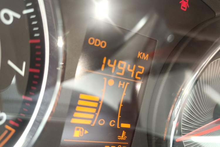 Used Chevrolet Sail 2015 Sail 3 1.3L Manual Ideal Edition Odometer Close Up