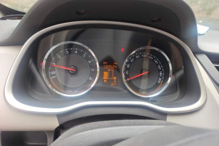 Used Chevrolet Sail 2015 Sail 3 1.3L Manual Ideal Edition Odometer Close Up
