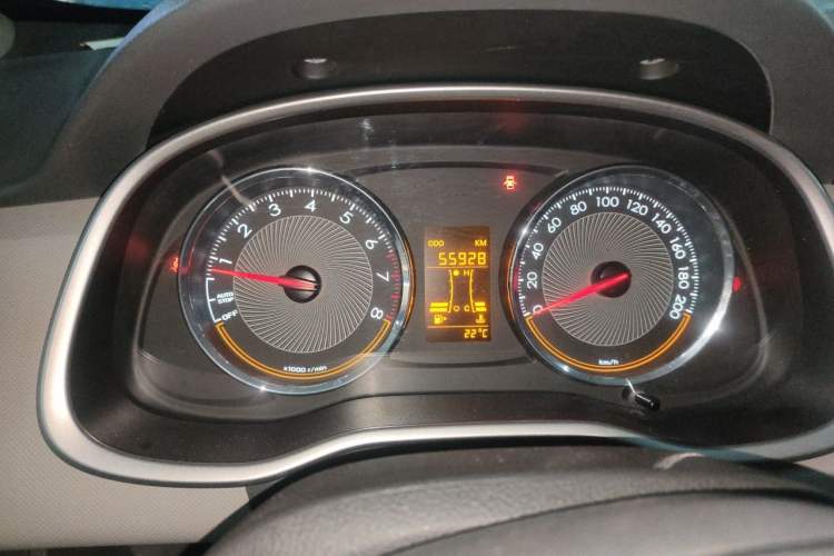 Used Chevrolet Sail 2015 Sail 3 1.3L Manual Ideal Edition Odometer Close Up
