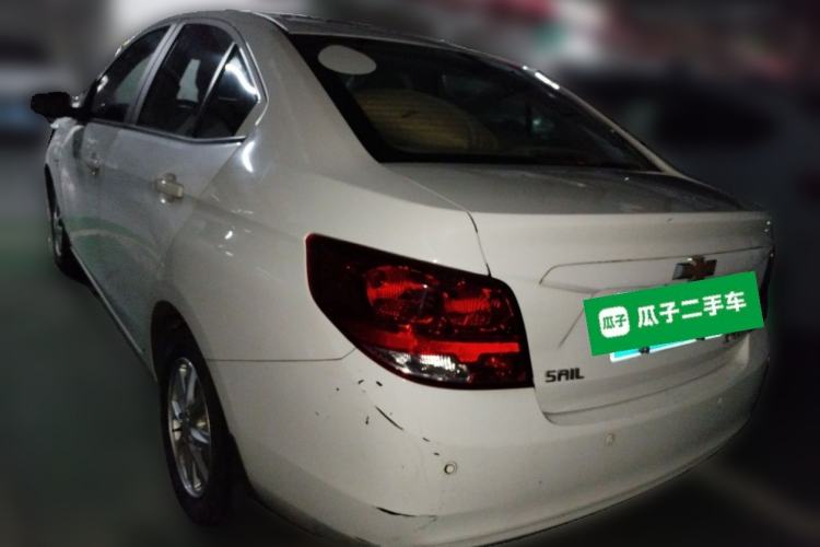 Used Chevrolet Sail 2015 Sail 3 1.5L AMT Happiness Sunroof Edition Rear Left 45 Deg