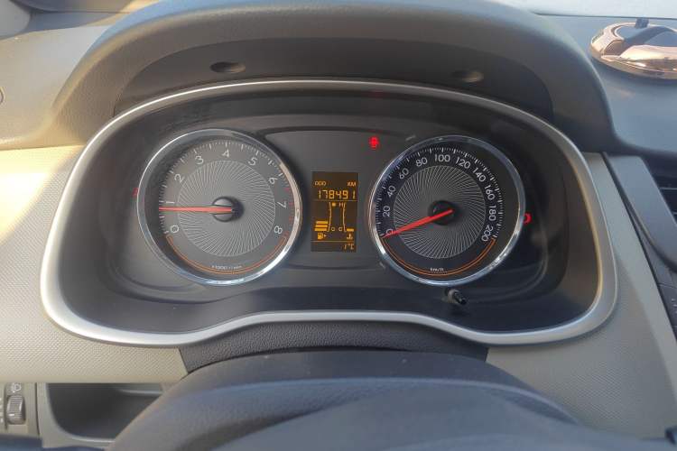 Used Chevrolet Sail 2016 Sail 3 1.3L Manual Comfort Sunroof Edition Odometer Close Up