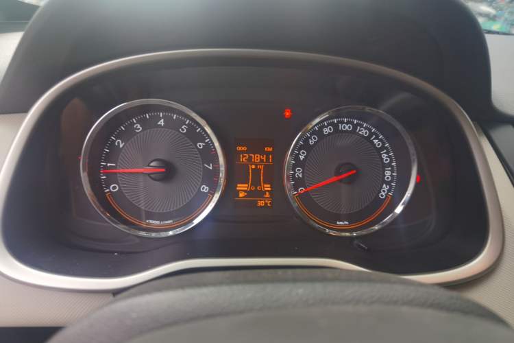 Used Chevrolet Sail 2016 Sail 3 1.3L Manual Comfort Sunroof Edition Odometer Close Up