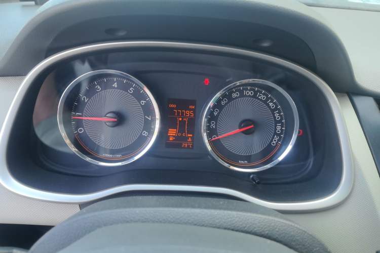 Used Chevrolet Sail 2016 Sail 3 1.3L Manual Comfort Sunroof Edition Odometer Close Up