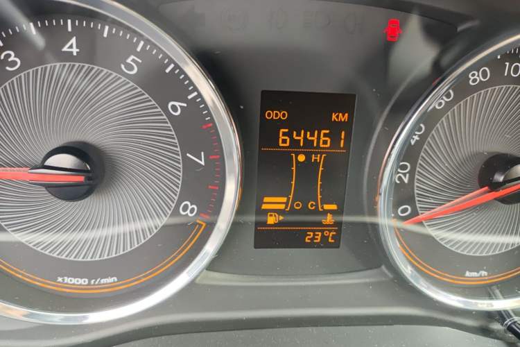 Used Chevrolet Sail 2016 Sail 3 1.3L Manual Comfort Sunroof Edition Odometer Close Up
