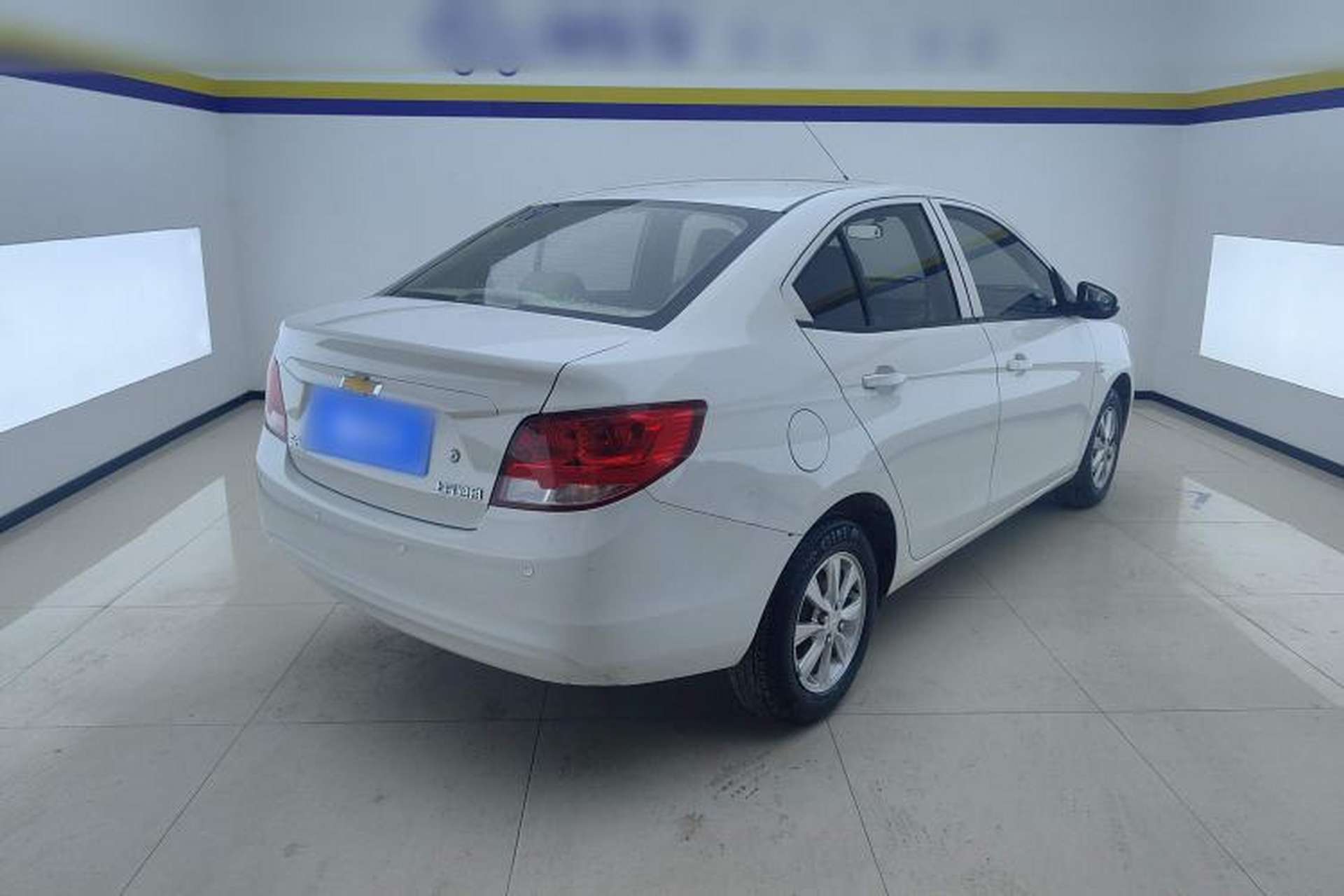Used Chevrolet Sail 2016 Sail 3 1.3L Manual Comfort Sunroof Edition Rear Right 45 Deg