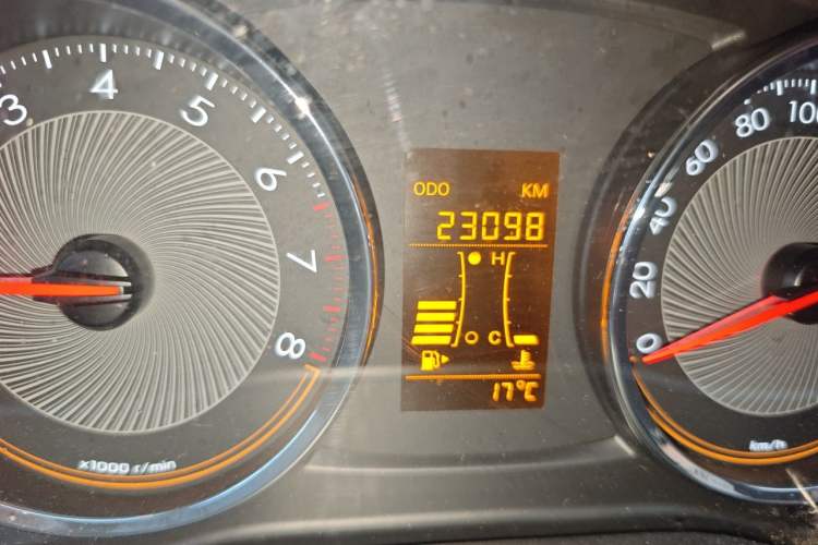 Used Chevrolet Sail 2018 Sail 3 1.3L Manual Comfort Sunroof Edition Odometer Close Up