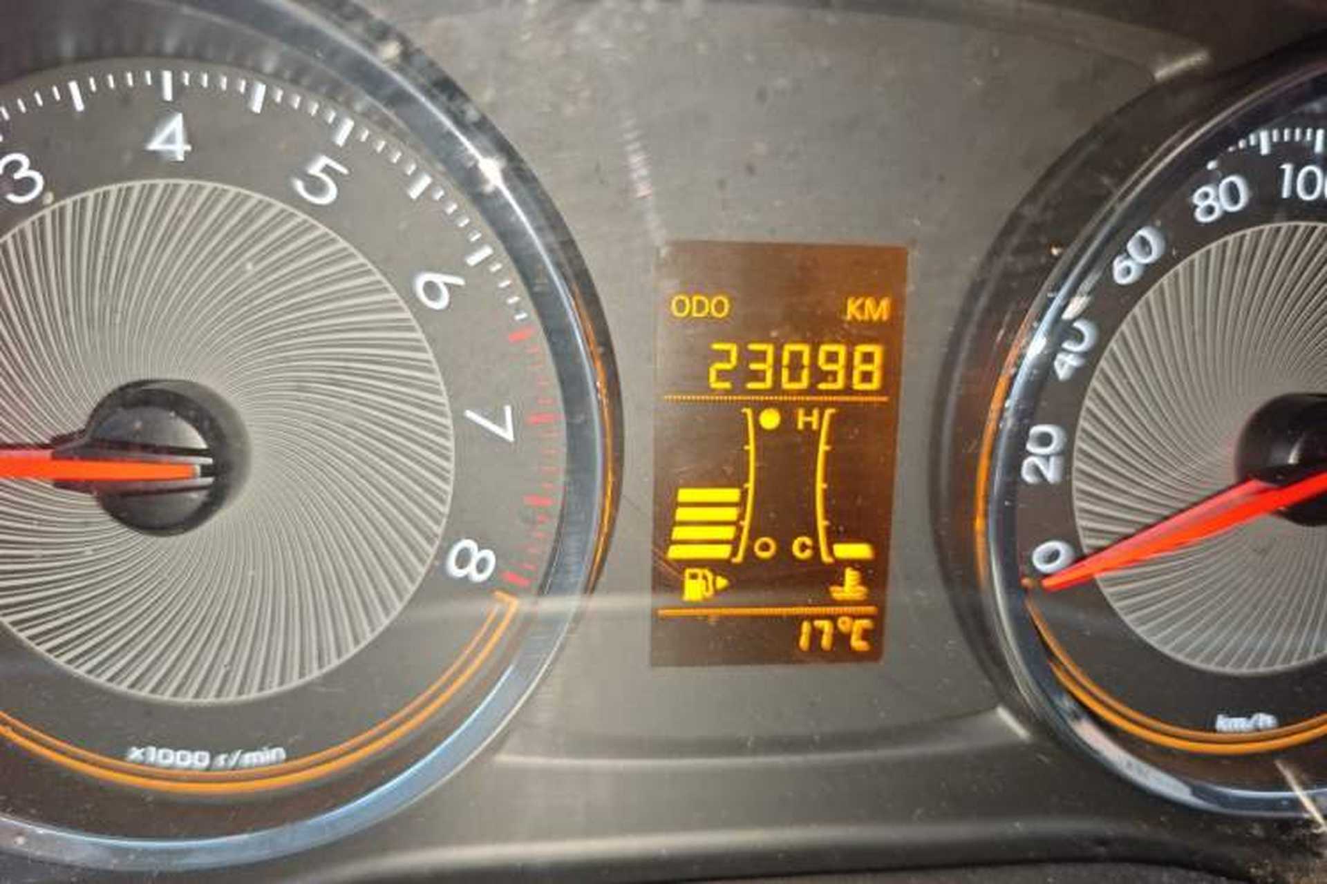 Used Chevrolet Sail 2018 Sail 3 1.3L Manual Comfort Sunroof Edition Odometer Close Up