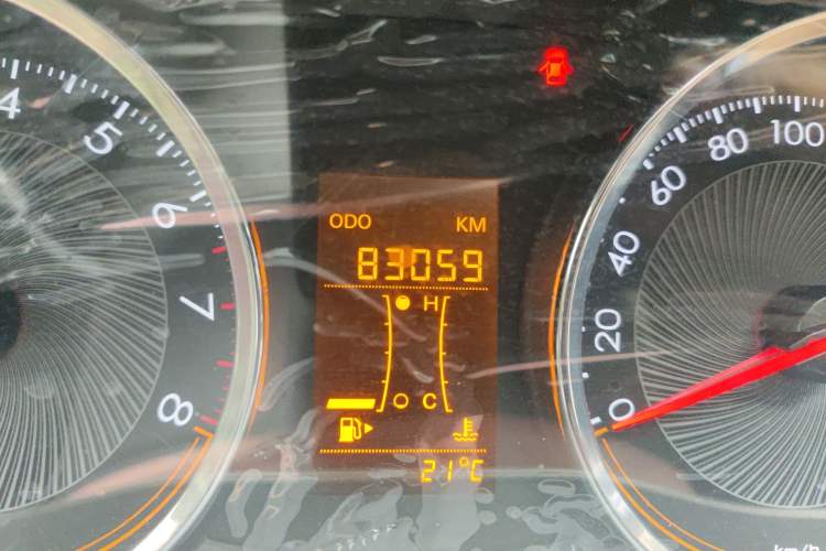 Used Chevrolet Sail 2018 Sail 3 1.5L Manual with Ideal Sunroof Edition Odometer Close Up