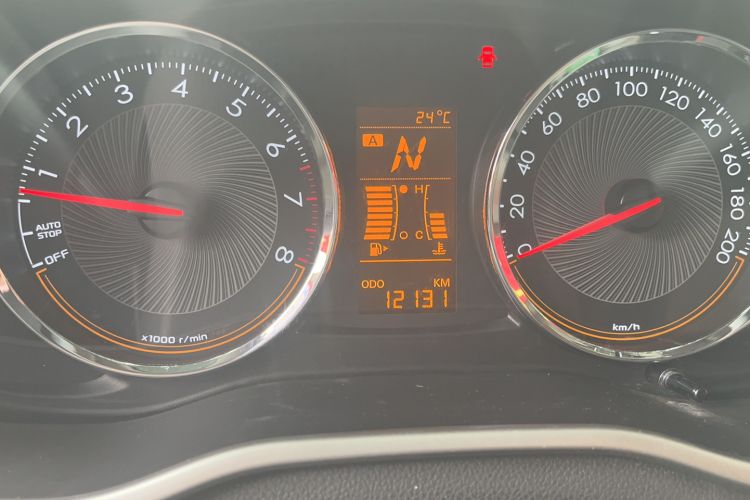 Used Chevrolet Sail 2018 Sail 3 1.3L AMT Ideal Edition Odometer Close Up