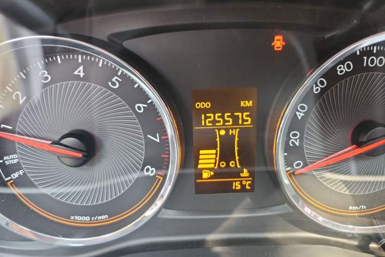 Used Chevrolet Sail 2018 Sail 3 1.5L Manual with Ideal Sunroof Edition Odometer Close Up