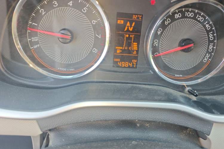 Used Chevrolet Sail 2018 Sail 3 1.3L AMT Ideal Edition Odometer Close Up