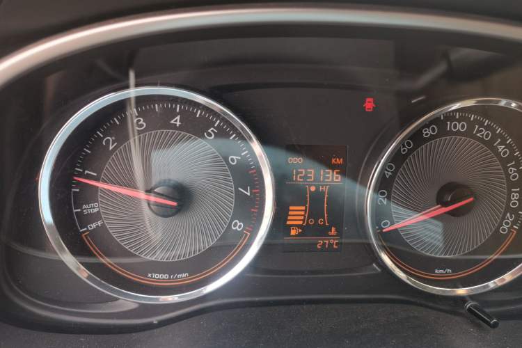 Used Chevrolet Sail 2018 Sail 3 1.5L Manual with Ideal Sunroof Edition Odometer Close Up