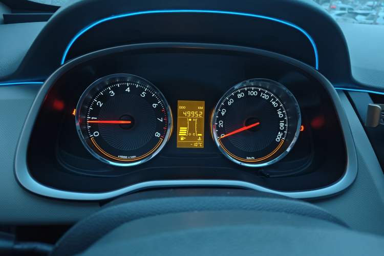 Used Chevrolet Sail 2018 Sail 3 1.3L Manual Comfort Sunroof Edition Odometer Close Up