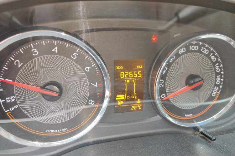 Used Chevrolet Sail 2018 Sail 3 1.5L Manual with Ideal Sunroof Edition Odometer Close Up