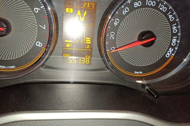 Used Chevrolet Sail 2018 Sail 3 1.3L AMT Ideal Edition Odometer Close Up