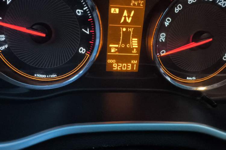Used Chevrolet Sail 2018 Sail 3 1.3L AMT Ideal Edition Odometer Close Up
