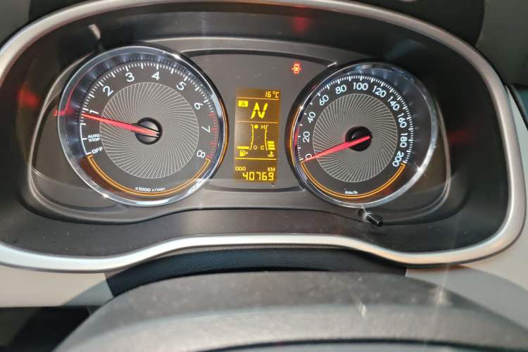 Used Chevrolet Sail 2018 Sail 3 1.3L AMT Ideal Edition Odometer Close Up