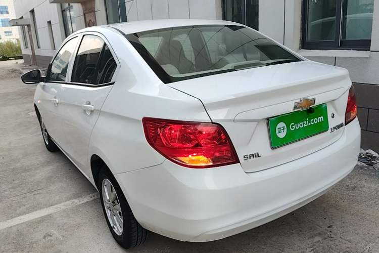 Used Chevrolet Sail 2018 Sail 3 1.3L AMT Ideal Edition Rear Left 45 Deg