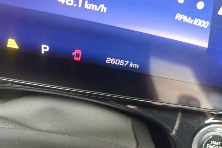 Used Chevrolet Seeker 2022 1.5T CVT RS Honeycomb Edition Odometer Close Up
