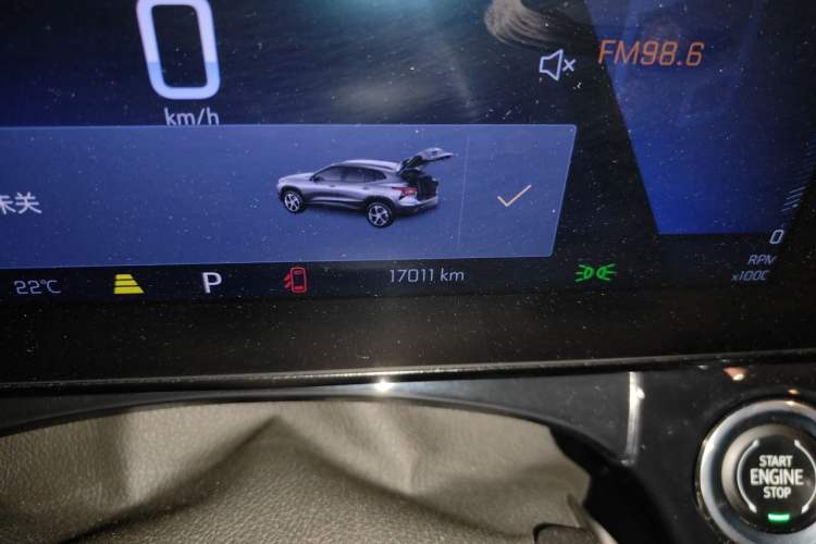 Used Chevrolet Seeker 2022 1.5T CVT RS Bee Wave Edition Odometer Close Up