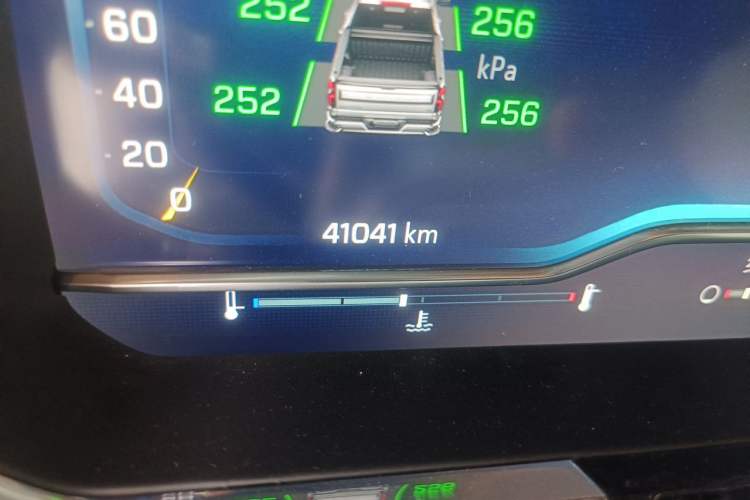 Used Chevrolet Silverado  Odometer Close Up