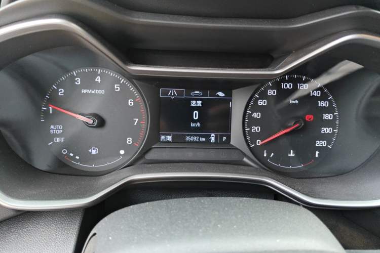Used Chevrolet Trailblazer 2019 435T Redline CVT Two-Wheel-Drive Sharp Edition China VI Standard Instrument Cluster