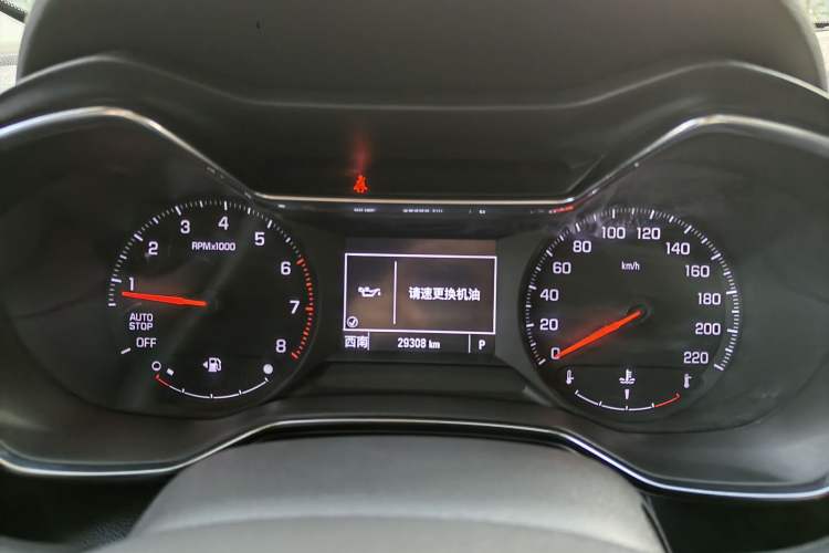 Used Chevrolet Trailblazer 2019 435T Redline CVT Two-Wheel Drive Chirui Version China VI Standard Instrument Cluster