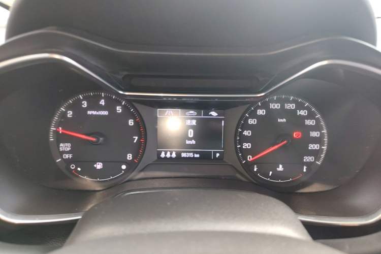 Used Chevrolet Trailblazer 2019 435T Redline CVT Two-Wheel Drive Chirui Version China VI Standard Instrument Cluster