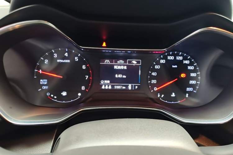 Used Chevrolet Trailblazer 2019 435T Redline CVT Two-Wheel Drive Chirui Version China VI Standard Instrument Cluster