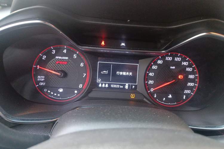 Used Chevrolet Trailblazer 2019 435T RS Automatic All-Wheel-Drive Huanrui Edition China VI Standard Instrument Cluster