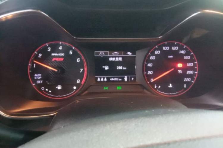 Used Chevrolet Trailblazer 2019 435T RS CVT Two-Wheel Drive Dynamic Edition China VI Standard Instrument Cluster