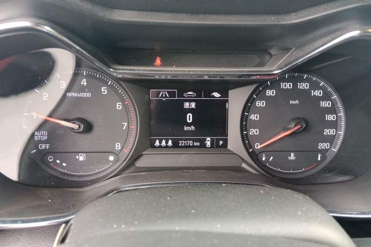 Used Chevrolet Trailblazer 2019 435T Redline CVT Two-Wheel Drive Chirui Version China VI Standard Instrument Cluster