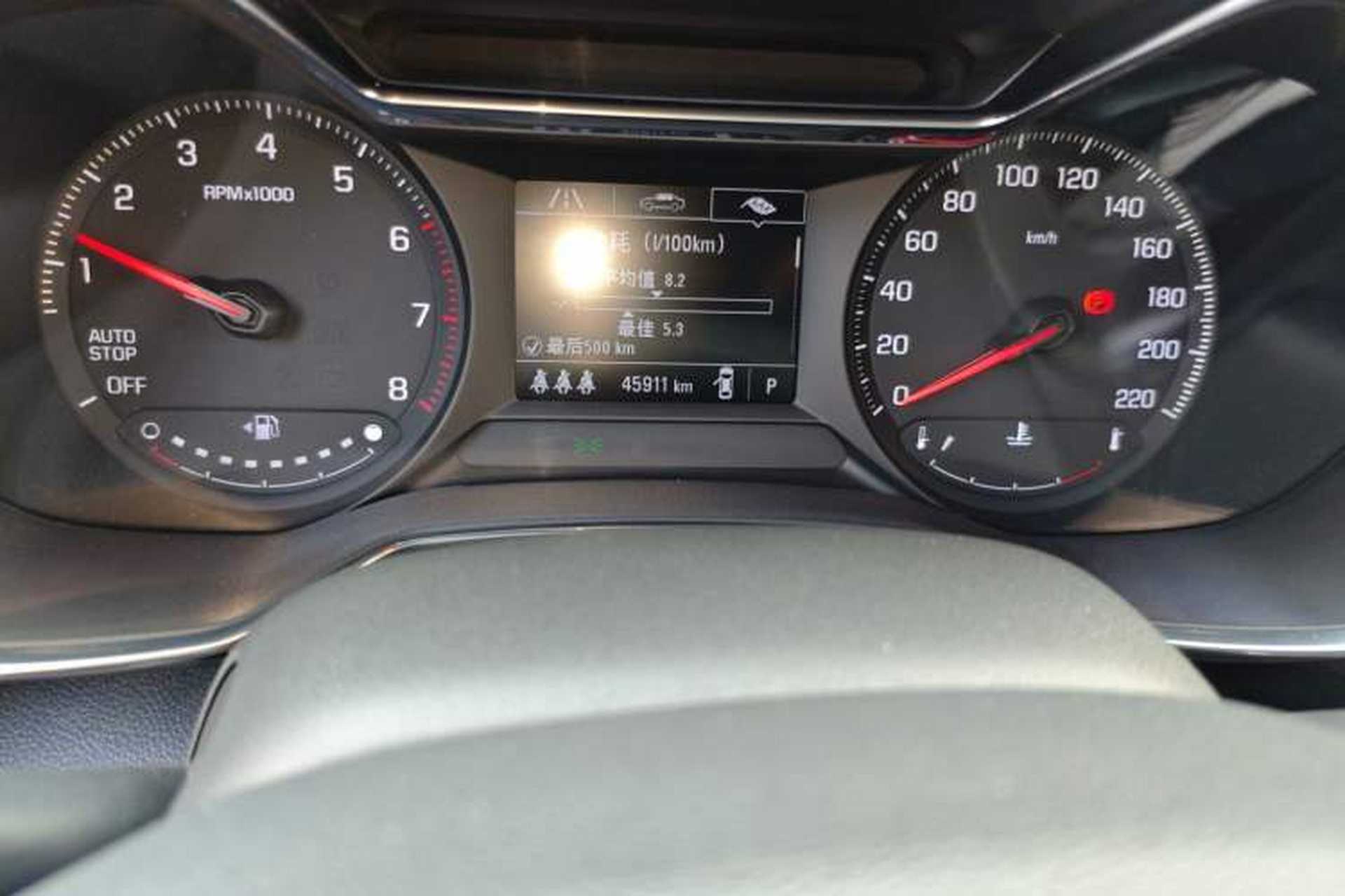Used Chevrolet Trailblazer 2019 435T Redline CVT Two-Wheel Drive Chirui Version China VI Standard Odometer Close Up