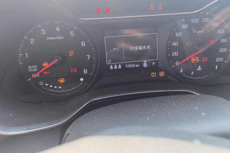 Used Chevrolet Trailblazer 2019 435T Redline CVT Two-Wheel Drive Chirui Version China VI Standard Odometer Close Up