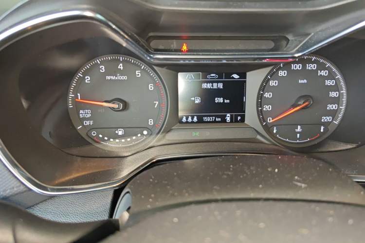 Used Chevrolet Trailblazer 2019 435T Redline CVT Two-Wheel Drive Chirui Version China VI Standard Odometer Close Up