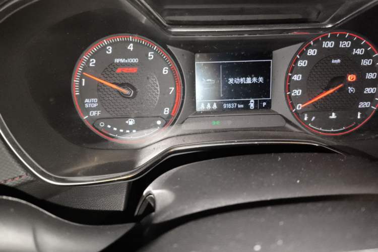 Used Chevrolet Trailblazer 2019 435T RS Automatic All-Wheel-Drive Huanrui Edition China VI Standard Odometer Close Up