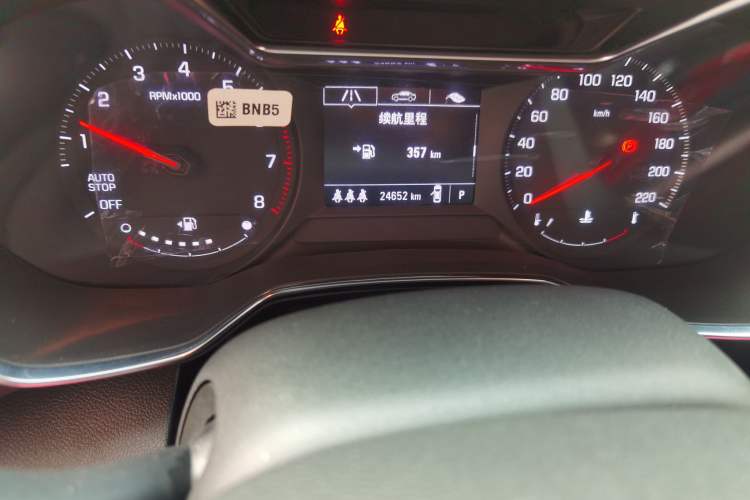 Used Chevrolet Trailblazer 2019 435T Redline CVT Two-Wheel Drive Chirui Version China VI Standard Odometer Close Up