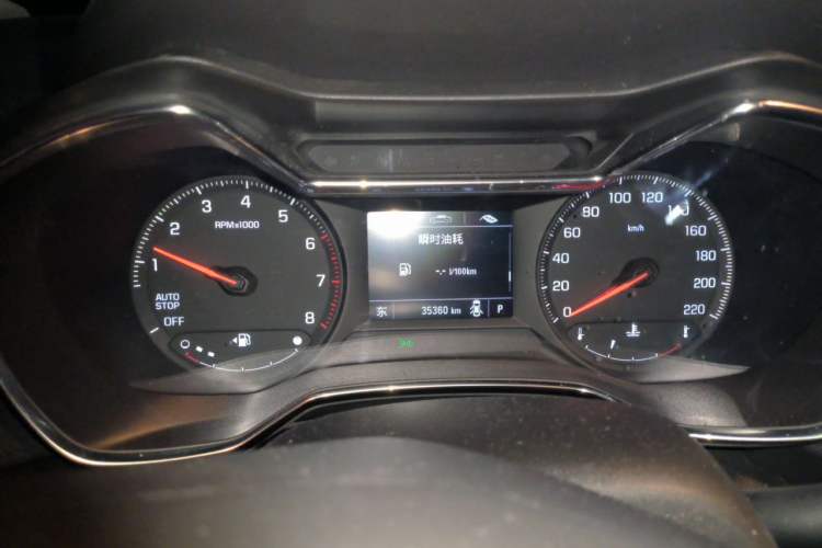 Used Chevrolet Trailblazer 2019 435T Redline CVT Two-Wheel Drive Chirui Version China VI Standard Instrument Cluster
